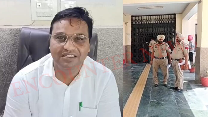 कोर्ट कांप्लेक्स को फिर मिली बम से उड़ाने की धमकी, तलाशी चेकिंग शुरू, देखें वीडियो