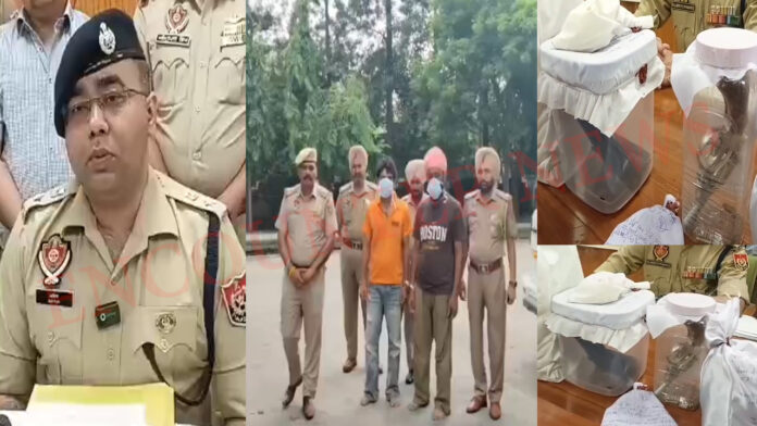 Punjab News: 2 किलो 446 ग्राम हेरोइन और 2 पिस्तौल के साथ तीन आरोपी काबू, देखें वीडियो