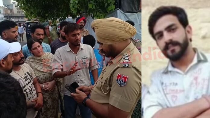 युवक ने की आत्महत्या, लड़की पर लगे ब्लैकमेलिंग के आरोप, परिजनों ने लगाया धरना, देखें वीडियो