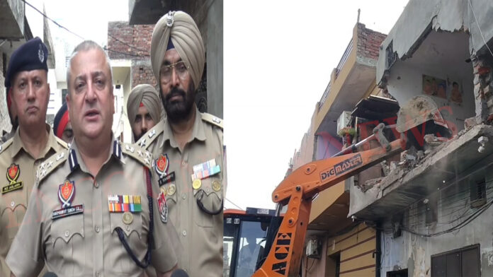 Punjab News: तस्कर के निर्माण पर प्रशासन का एक्शन, चला पीला पंजा, 10 मामले दर्ज, देखें वीडियो