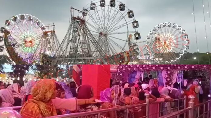 धार्मिक स्थल पर माता का सालाना मेला शुरू, भारी संख्या में पहुंचे श्रद्धालु, देखें वीडियो