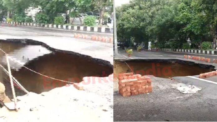 Punjab News: इलाके में धंसी सड़क, ईटों से भरी फंसी ट्रैक्टर ट्रॉली, 72 घंटे में दूसरी घटना, देखें वीडियो
