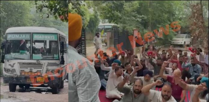 Jalandhar सहित Punjab बसों का चक्का जाम, रोडवेज और PRTC कच्चे कर्मचारियों ने की राज्यव्यापी हड़ताल, देखें Live
