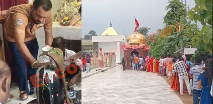 : सावन के सोमवार को मंदिरों में उमड़े श्रद्धालुओं ने बिल्व पत्र, भांग धतूरा से की पूजा, देखें वीडियो