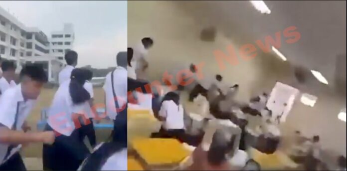 स्कूल में गोलीबारी से दहशतः एक छात्र की मौत, खुद की खुदकुशी, देखें वीडियो