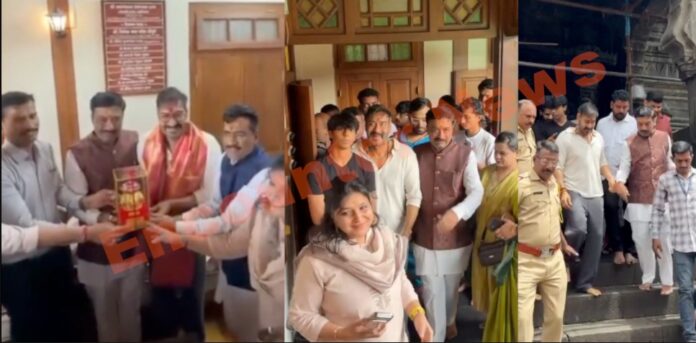 मंदिर पहुंचे Actor Ajay Devgan, बेटे युग संग लिया महादेव का आशीर्वाद, देखें वीडियो