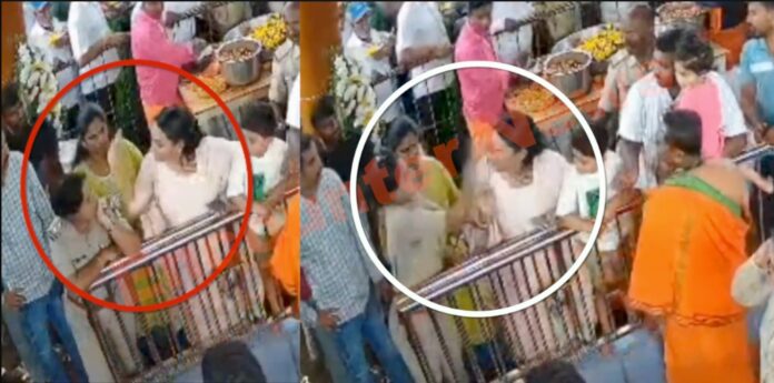 विधायक की बेटी ने महिला पुलिस अधिकारी को मारा थप्पड़, देखें वीडियो
