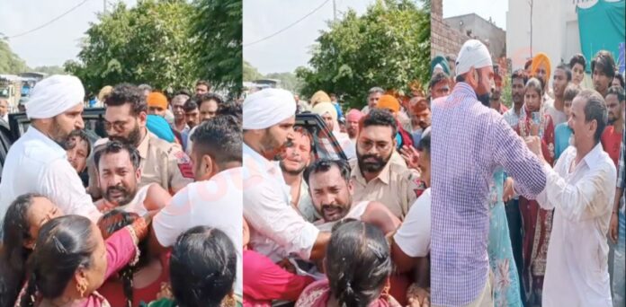 चलती शादी में से पुलिस ने लड़की के पिता को लिया हिरासत में, माहौल तनावपूर्ण, देखें वीडियो