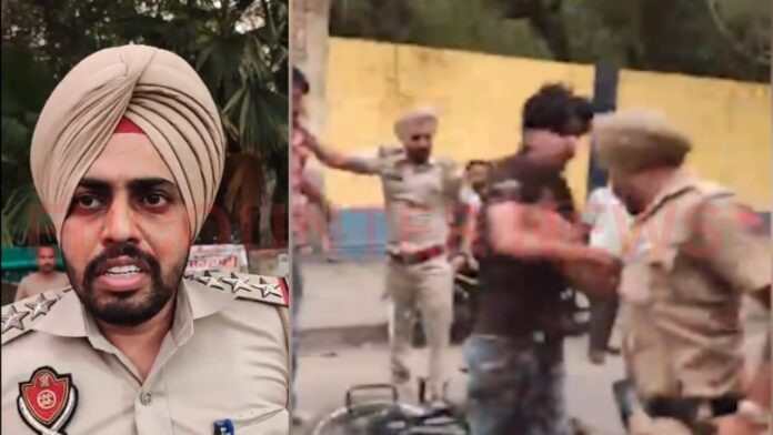 Punjab News: फिल्मी स्टाइल में थाना प्रभारी ने पकड़े नाके से भाग रहे बुलेट सवार, देखें वीडियो