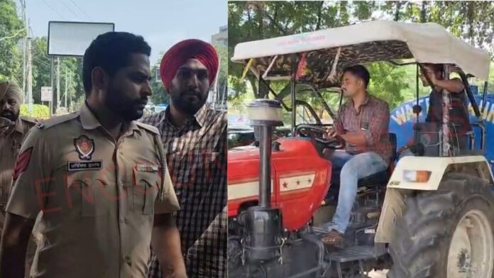 Jalandhar News: बिना नंबरी ट्रैक्टर चालक पर लगे आरोप, बाल-बाल बचा एक्टिवा सवार, हथियार बरामद, देखें वीडियो