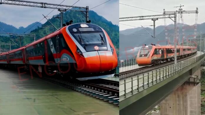 पहली बार 1178 फीट की ऊंचाई पर दुनिया के सबसे ऊंचे ब्रिज से बादलों को चीरती निकली वंदे भारत ट्रेन, देखें वीडियो
