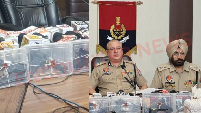 Punjab News: 10 पिस्टल, 1 किलो हेरोइन व ड्रोन बरामद, 7 गिरफ्तार, विदेशों से जुड़े तार,