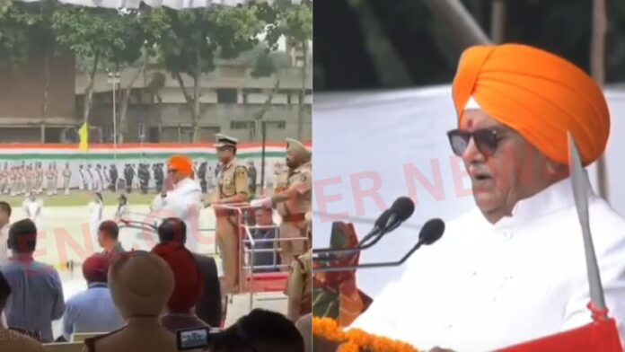 राज्यपाल कटारिया ने फहराया तिरंग, दावा- नशा तस्करी मामले में 70 हजार जेल में बंद, देखें वीडियो