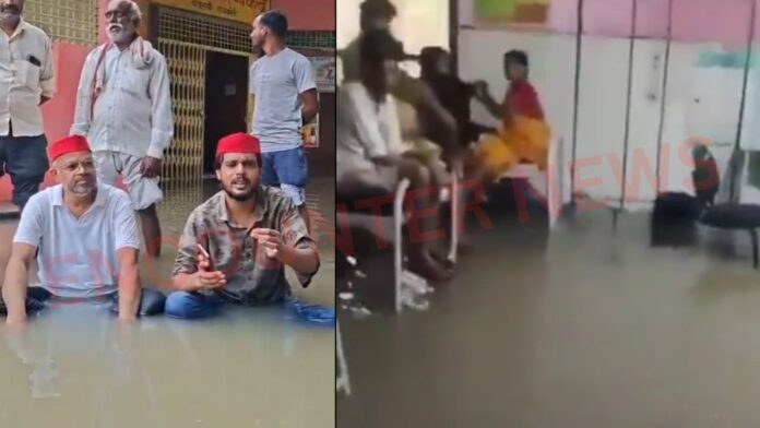 सरकारी अस्पताल का मैटरनिटी वार्ड बना ‘स्विमिंग पूल’, मरीज परेशान, देखें वीडियो