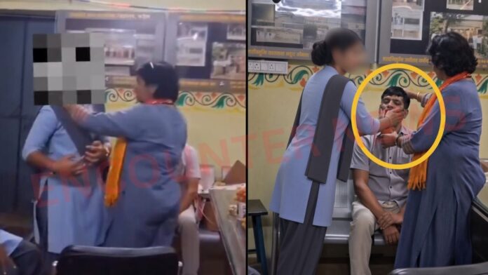 छात्रा ने प्रिंसिपल पर लगाए अश्लील हरकत करने के आरोप, मुंह किया काला, देखें वीडियो