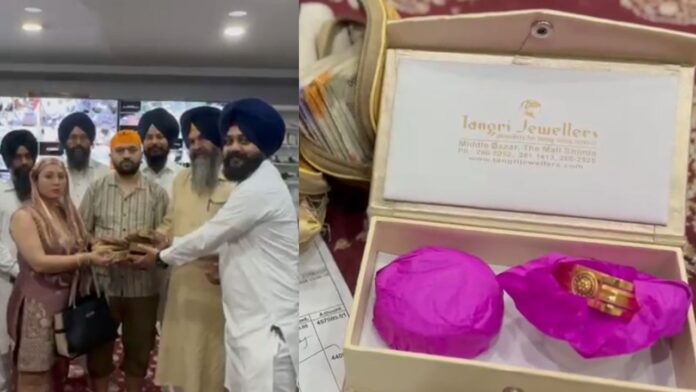 गोल्डन टेंपल में ईमानदारी की मिसाल पेश, लौटाए लाखों के गहने और नगदी