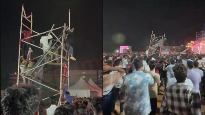 Toxic के प्री-रिलीज इवेंट में हुआ हादसा, साउंड बॉक्स सेटअप घिरने से घायल हुए छात्र, देखें वीडियो