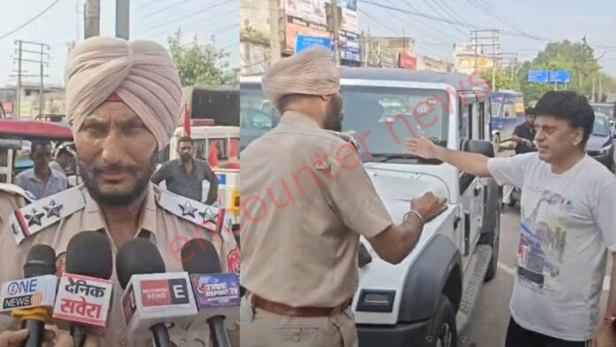 Jalandhar News: अवैध पार्किंग को लेकर पुलिस ने काटे वाहनों के चालान