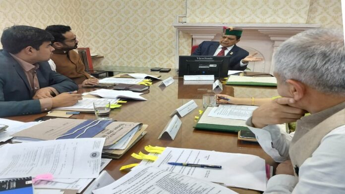 स्वास्थ्य मंत्री ने मेडिकल सर्विसेज कॉर्पोरेशन लिमिटेड के निदेशक मंडल की बैठक की अध्यक्षता की