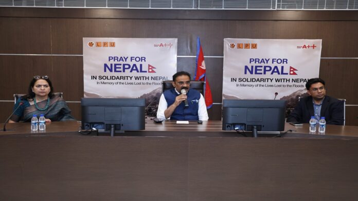 LPU में नेपाली छात्रों के साथ मिलकर सात दिनों के लिए शुरु किया जाएगा सहायता संग्रह कैंप