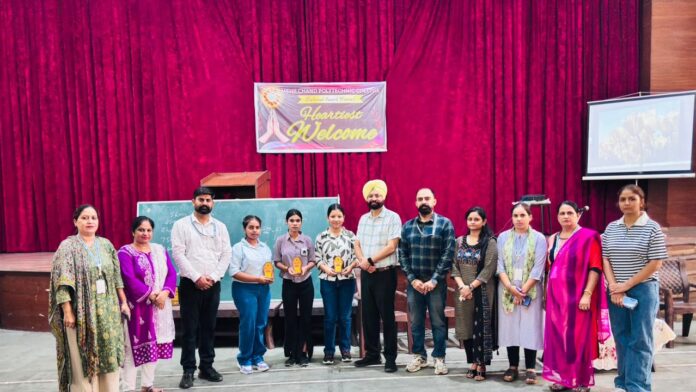 Mehr Chand Polytechnic College में आयोजित Induction कार्यक्रम हुआ खत्म