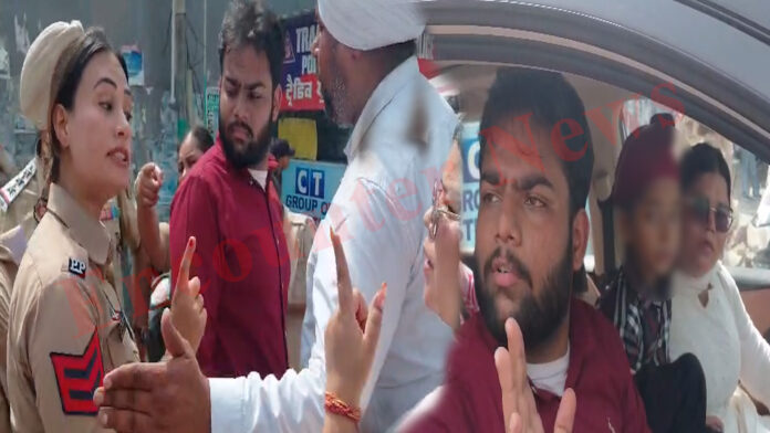 Jalandhar News: चालान काटने को लेकर पुलिस और वकील में हुई बहस, देखें वीडियो