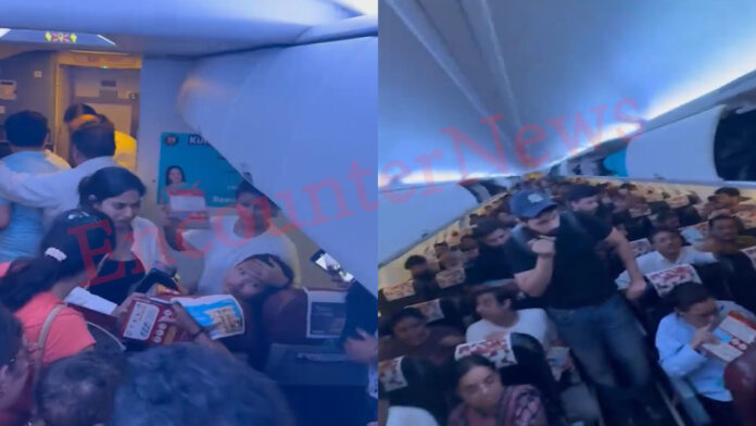 Spicejet की फ्लाइट में आई तकनीकी खराबी, घुटन से बिगड़ी यात्रियों की तबीयत, देखें वीडियो