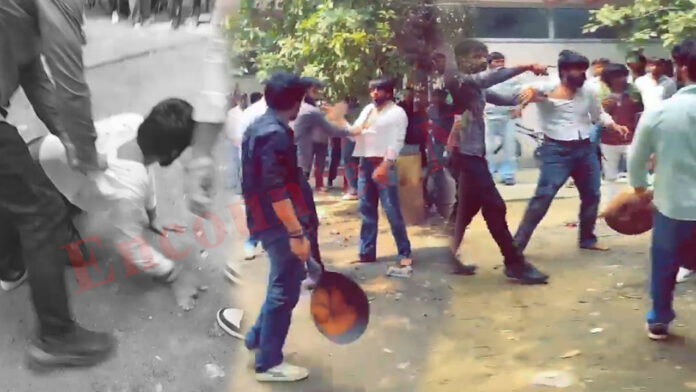 यूनिवर्सिटी MDU की कैंटीन में भाजपा नेता के बेटे को छात्रों ने पीटा, देखें वीडियो