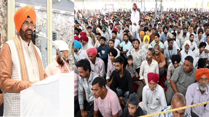 पंजाब के अमृतसर के रामपुरा स्थित सुलहाकुल मंदिर में आयोजित सत्संग में CM Saini ने किया सम्बोधित