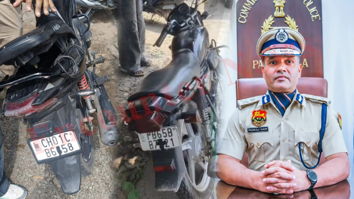 2 बाइकों का पुलिस ने काटा 36 हजार का चालान, दोनों इंपाउंड