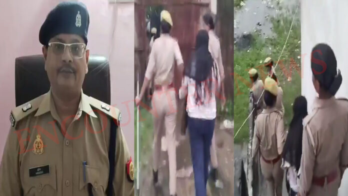Guest House पर पुलिस की Raid 2 युवतियों, संचालक सहित 12 लोग काबू, देखें वीडियो