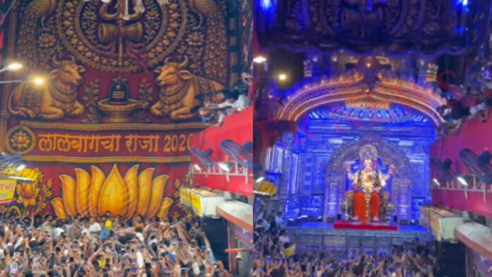 गणेश चतुर्थी: देशभर में गणेशोत्सव की धूम, देखें लालबागचा के राजा की पहली झलक
