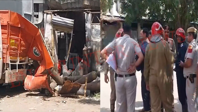 बड़ा हादसा, ऑक्सीजन सिलेंडर फटने से एक की मौत; दो घायल, देखें वीडियो