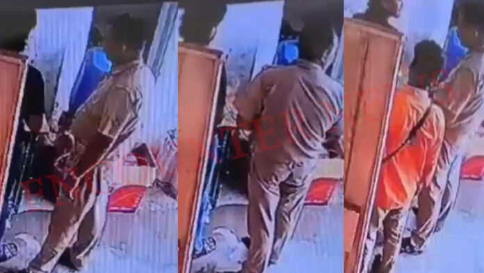 डायल-112 की PRV गाड़ी से डीजल चोरी मामले में 2 पुलिस कर्मी सस्पेंड, देखें वीडियो