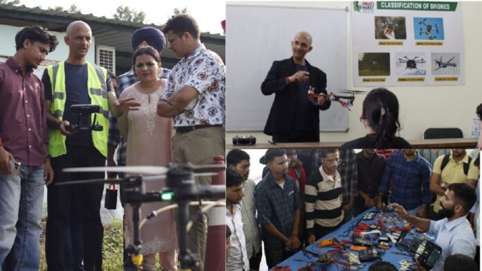 Meharchand Polytechnic College के E.S.E विभाग ने किया उन्नति ड्रोन अकादमी का दौरा