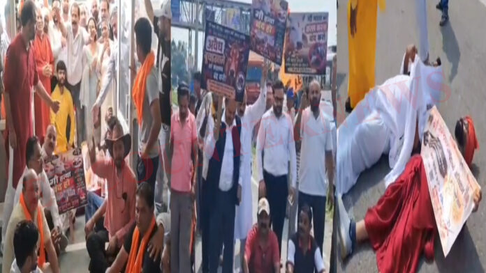 Punjab News: हिंदू नेताओं ने किया National Highway जाम, लगी वाहनों की लंबी कतारें, देखें वीडियो