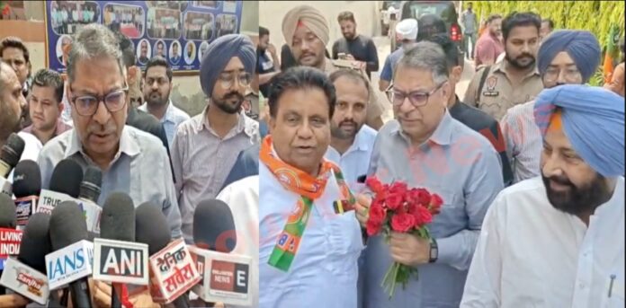 Jalandhar पहुंचे Punjab BJP प्रभारी Satish Poonia का बयान, जल्द शुरू होगा सेवा संकल्प अभियान, देखें वीडियो