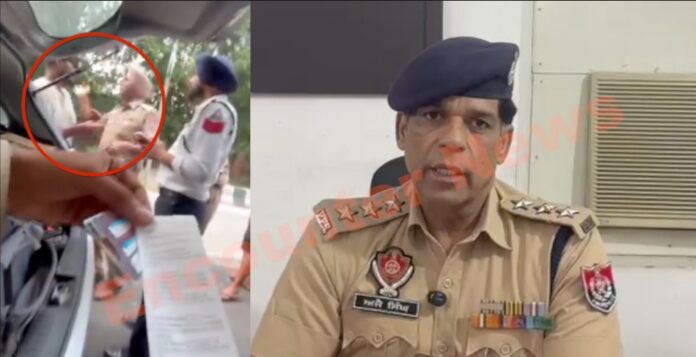 dhar News: युवक को थप्पड़ मारने के मामले में Traffic Police अधिकारी लाइन हाजिर, देखें वीडियो Jalandhar News: युवक को थप्पड़ मारने के मामले में Traffic Police अधिकारी लाइन हाजिर, देखें वीडियो