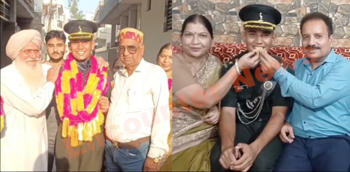 लेफ्टिनेंट बनकर मुकुल पहली बार पहुंचे घर, ग्रामीणों और परिजनों ने किया भव्य स्वागत, देखें वीडियो