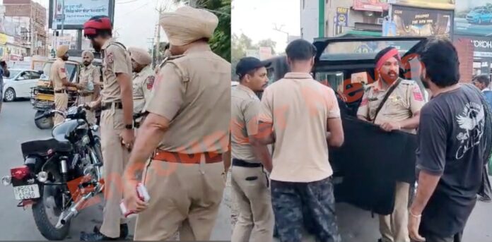 ट्रैफिक नियमों का उल्लंघन करने वालों पर पुलिस सख्तः 40 वाहनों के काटे चालान, देखें वीडियो