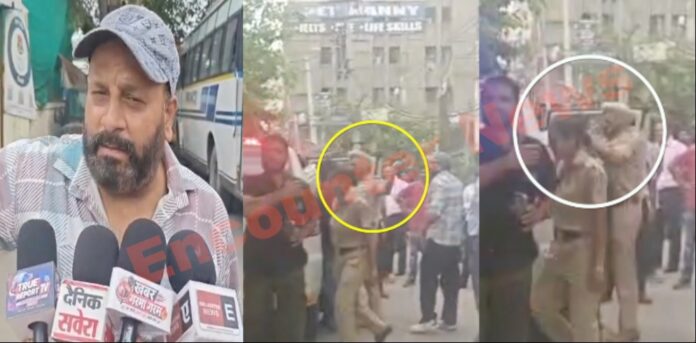 Jalandhar News: दुकानदार को नौजवानों ने दी धमकी, फिल्मी स्टाइल में HDFC Bank से पुलिस ने किया काबू, देखें वीडियो