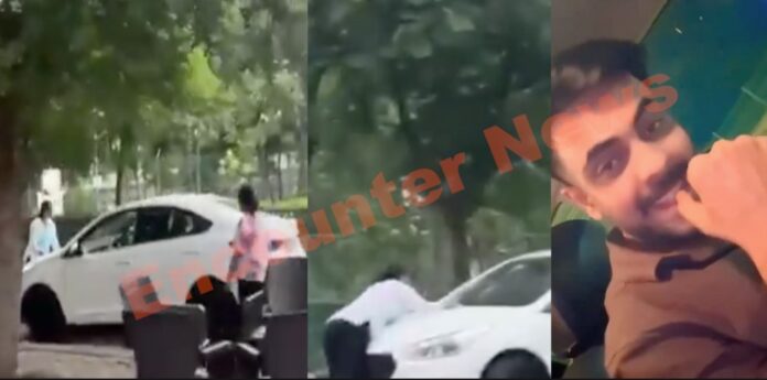 हिट एंड रन : अनामिका से विवाद, शहनवाज ने चढ़ाई कार, पुलिस ने किया गिरफ्तार, देखें Viral Video