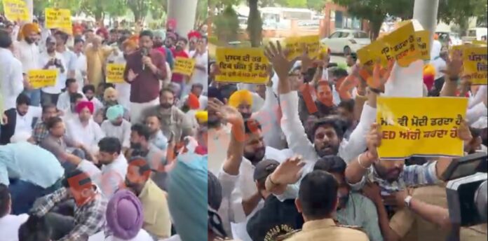 GMADA ऑफिस के बाहर AAP का प्रदर्शन, पुलिस और कार्यकर्ताओं में हुई धक्का-मुक्की, देखें वीडियो