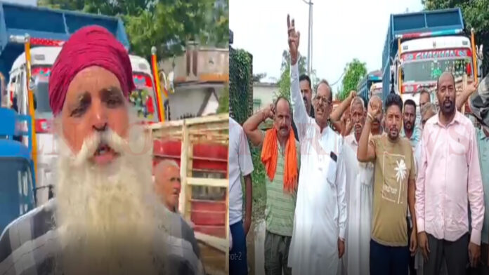 Punjab News: रात के समय बमियाल सेक्टर में दाखिल हो रहे ओवरलोड ट्रक, विरोध में लोगों ने सड़क की बंद, देखें वीडियो