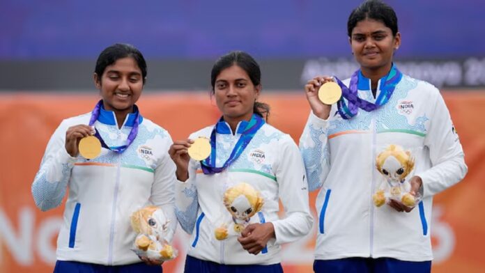 भारत की महिला टीम ने तीरंदाजी में जीता गोल्ड, चीन को मात देकर रचा इतिहास