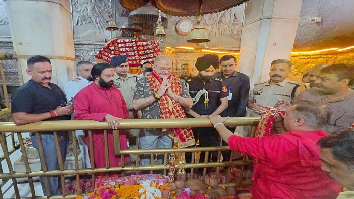 राज्यपाल Kavinder Gupta ने मां ज्वालामुखी मंदिर में माथा टेका