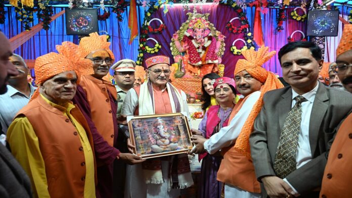 राज्यपाल ने शिमला में आयोजित गणेश उत्सव में भाग लिया