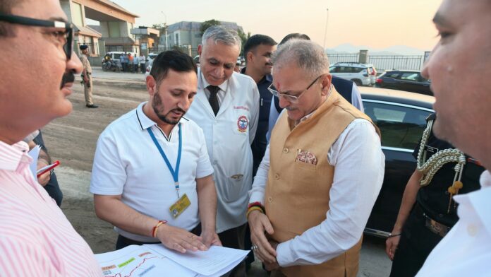 राष्ट्रपति के एम्स बिलासपुर के प्रस्तावित दौरे के चलते राज्यपाल ने एनएच-205 के फोरलेन कार्य का किया निरीक्षण