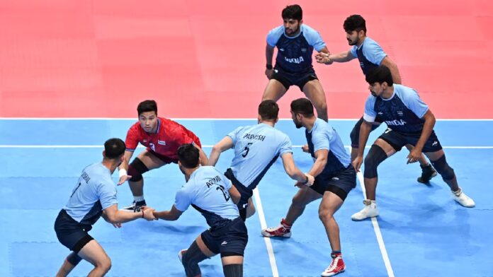 Asian Games 2026 में भारत की कबड्डी टीम का धमाकेदार प्रदर्शन, जापान की टीम को चटाई धूल