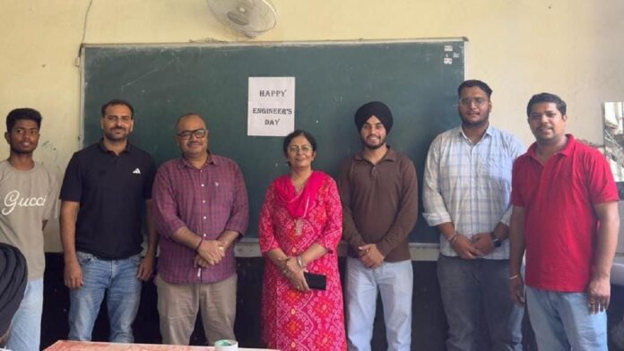 Meharchand Polytechnic College के Mechanical Engineering विभाग ने मनाया Engineers Day